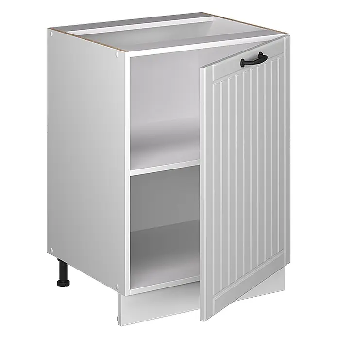 Küchenunterschrank Fame-Line 60 cm Weiß Landhaus Art.-Nr. 65134 - 