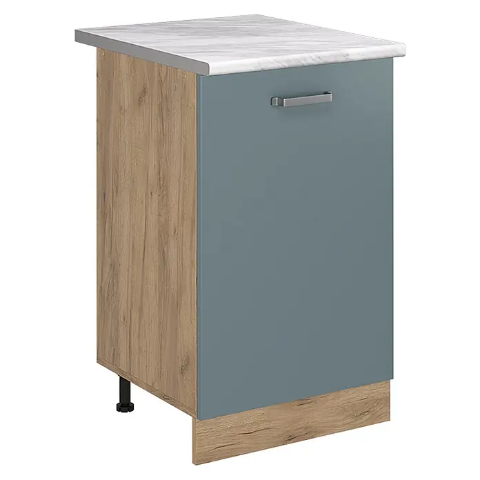 Küchenunterschrank R-Line 50 cm Blau-Grau Art.-Nr. 70392 - 