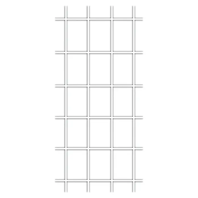 Bellissa Wandspalier - 60 x 150 cm, Materialstärke: 5 mm, Anzahl Streben: 4 Stk., Weiß - Vorderansicht