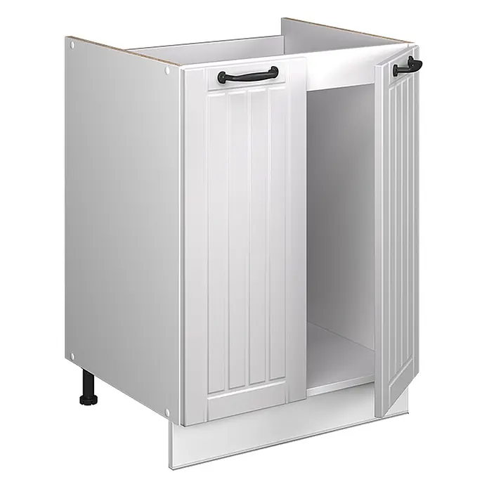 Spülenunterschrank Fame-Line 60 cm Weiß Landhaus Art.-Nr. 65105 - 