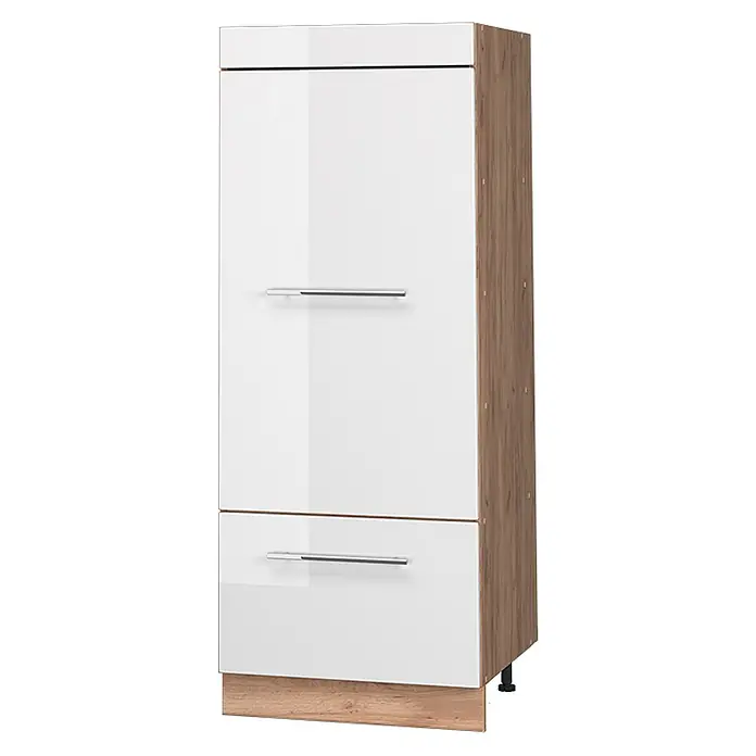 Vorratsschrank Fame-Line 60 cm Weiß Hochglanz Art.-Nr. 62665 - 