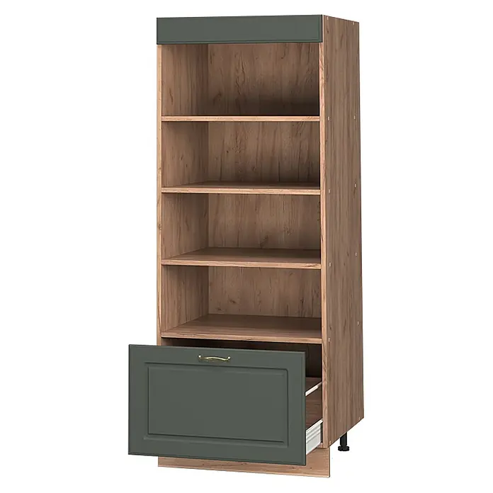 Vorratsschrank Fame-Line 60 cm Grün-Gold Landhaus Art.-Nr. 62236 - 