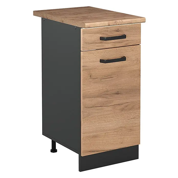 Küchenunterschrank R-Line 40 cm Goldkraft Eiche Art.-Nr. 61039 - 