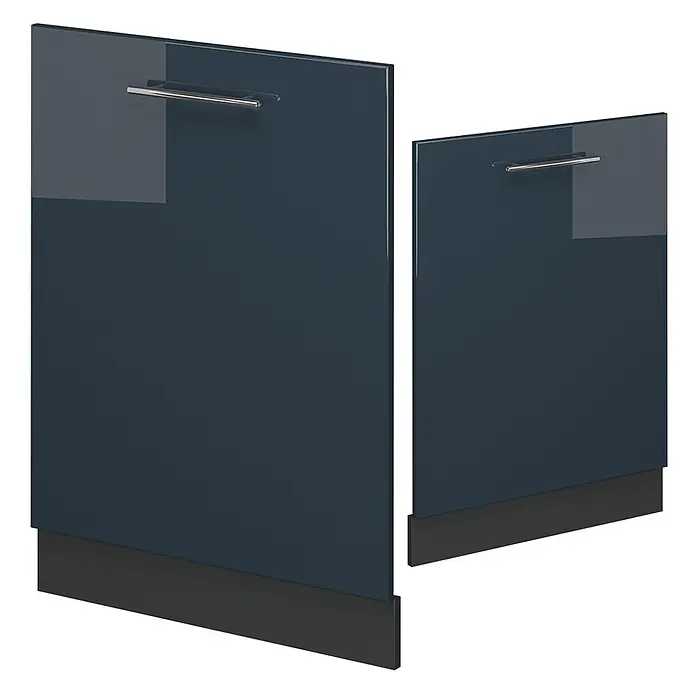 Geschirrspülblende Fame-Line 60 cm Dunkelblau Hochglanz Art.-Nr. 54815 - 