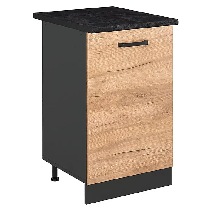 Küchenunterschrank R-Line 50 cm Goldkraft Eiche Art.-Nr. 70284 - 