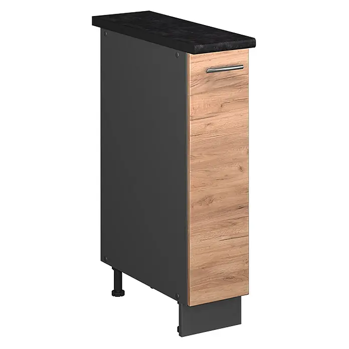 Apothekerschrank Fame-Line 20 cm Goldkraft Eiche Art.-Nr. 62096 - 