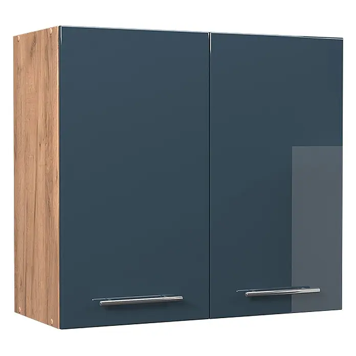 Hängeschrank Fame-Line 80 cm Dunkelblau Hochglanz Art.-Nr. 62815 - 
