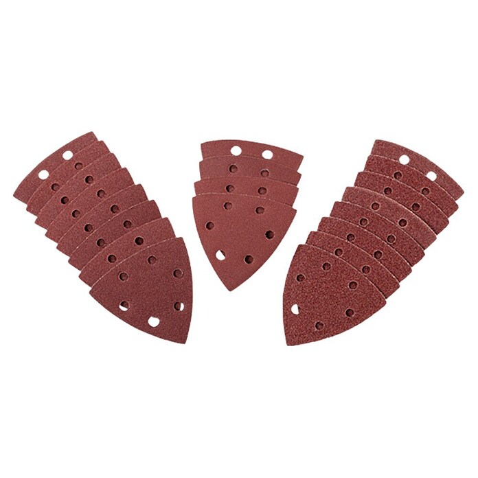 Craftomat Delta-Haftschleifscheiben Sparpack (Länge: 95 mm, 20-tlg.)