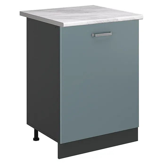 Küchenunterschrank R-Line 60 cm Blau-Grau Art.-Nr. 72069 - 