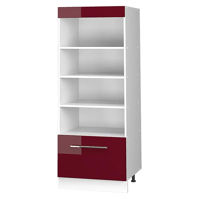 Vorratsschrank Fame-Line 60 cm Bordeaux Hochglanz Art.-Nr. 62645 - 