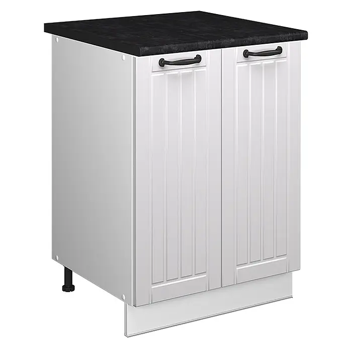 Spülenunterschrank Fame-Line 60 cm Weiß Landhaus Art.-Nr. 65106 - 