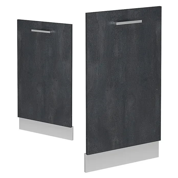 Geschirrspülblende R-Line 45 cm Schwarz Beton Art.-Nr. 55089 - 