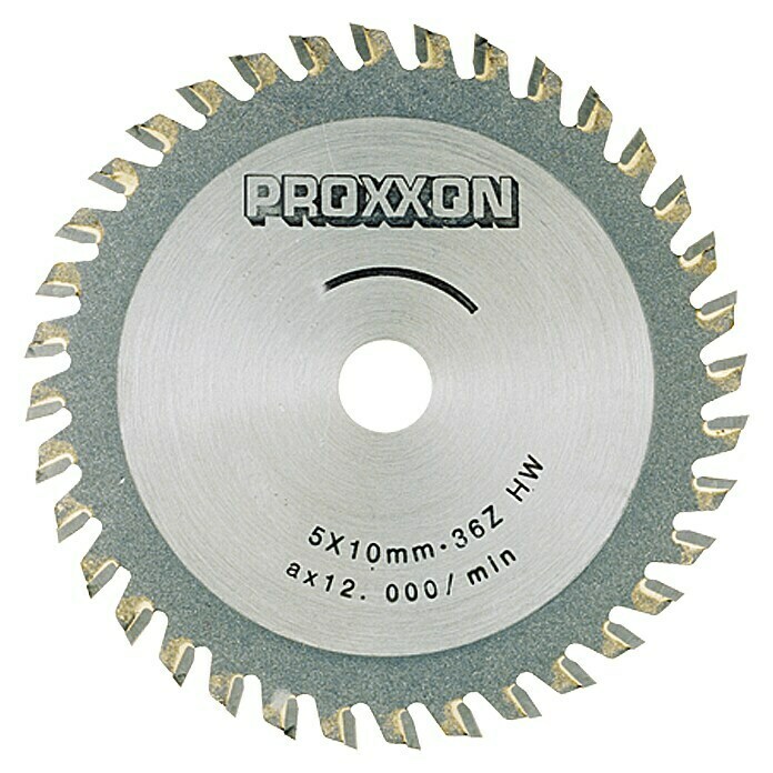 Proxxon Kreissägeblatt No 2873280 mm, Anzahl Zähne: 36, Hartmetall Front View