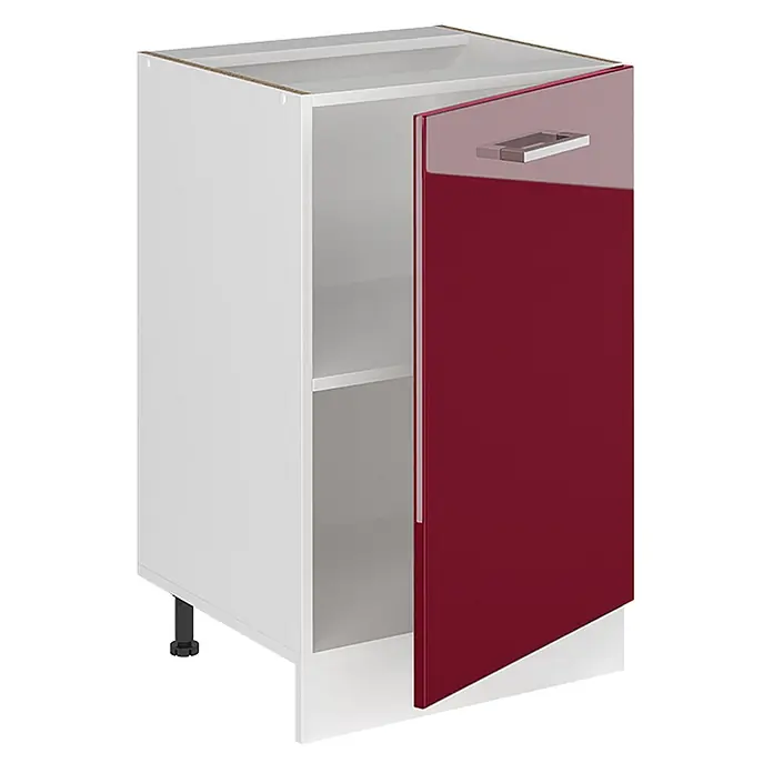 Küchenunterschrank R-Line 50 cm Rot Hochglanz Art.-Nr. 70133 - 
