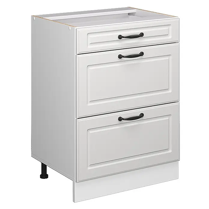 Küchenfront R-Line 59.6 cm Weiß Landhaus Art.-Nr. 37528 - 