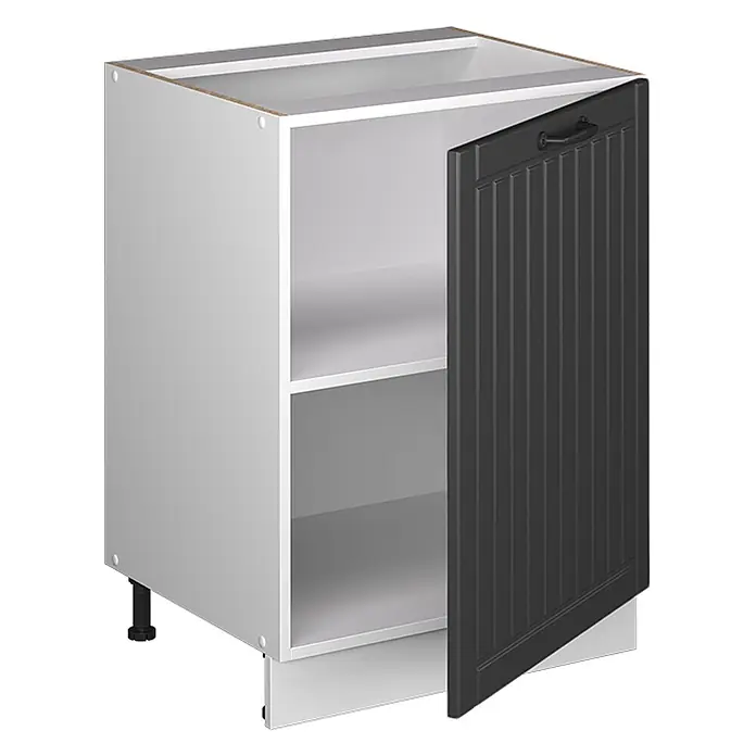 Küchenunterschrank Fame-Line 60 cm Dunkelgrau Art.-Nr. 65131 - 