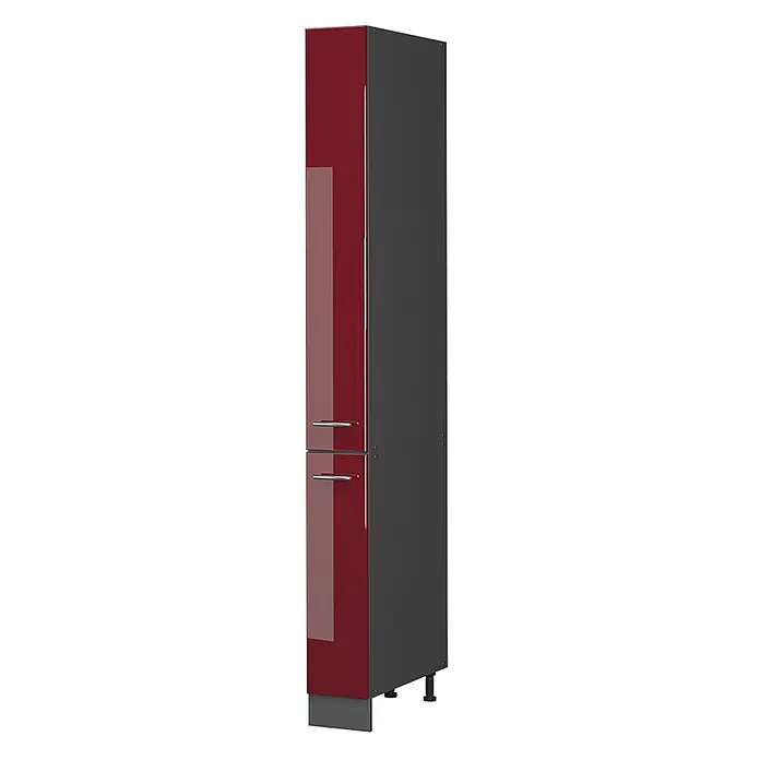 Apothekerschrank Fame-Line 20 cm Bordeaux Hochglanz Art.-Nr. 61655 - 