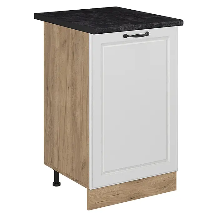 Küchenunterschrank R-Line 50 cm Weiß Landhaus Art.-Nr. 70363 - 