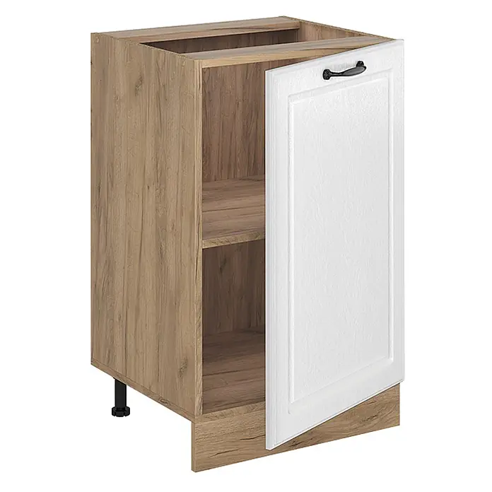 Küchenunterschrank R-Line 50 cm Weiß Landhaus Art.-Nr. 70369 - 