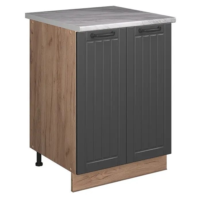 Spülenunterschrank Fame-Line 60 cm Dunkelgrau Art.-Nr. 65232 - 