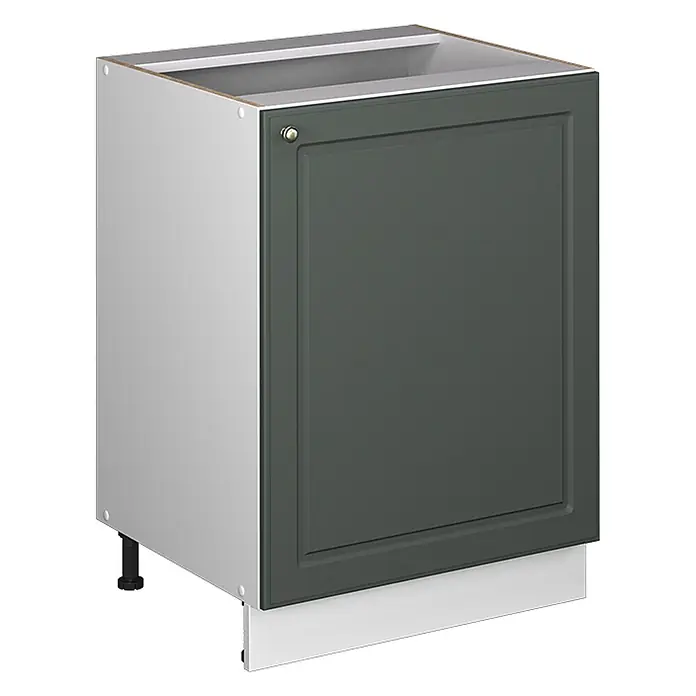 Küchenunterschrank Fame-Line 60 cm Grün-Gold Landhaus Art.-Nr. 65125 - 