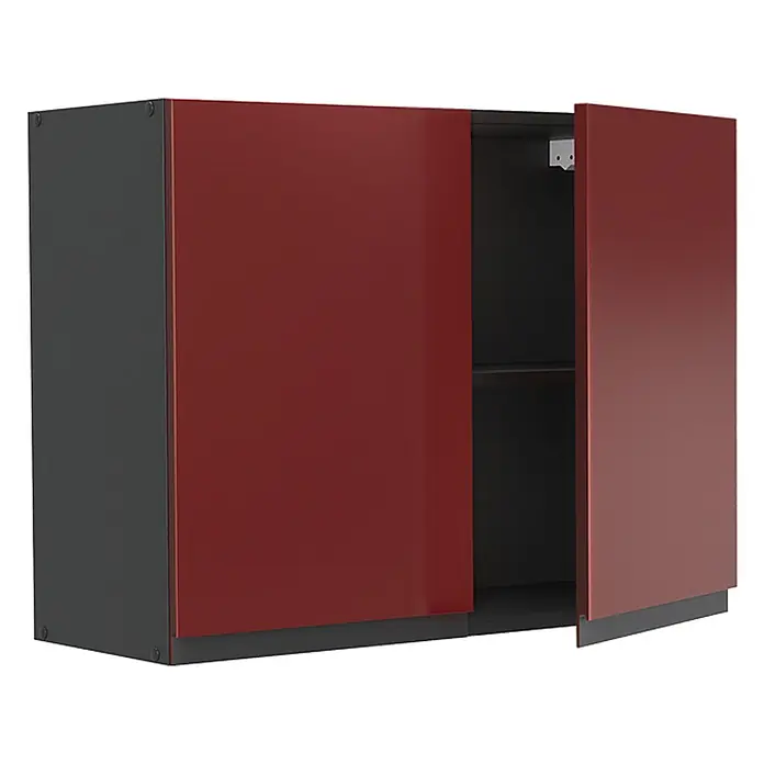 Küchenglasschrank R-Line 80 cm Rot Art.-Nr. 71463 - 