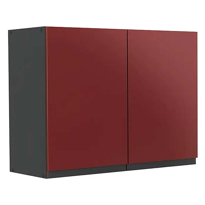 Küchenglasschrank R-Line 80 cm Rot Art.-Nr. 71463 - 