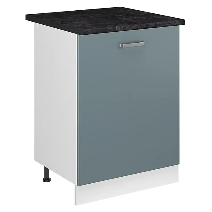Küchenunterschrank R-Line 60 cm Blau-Grau Art.-Nr. 72131 - 