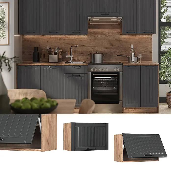 Hängeschrank Fame-Line 60 cm Dunkelgrau Art.-Nr. 61552 - 