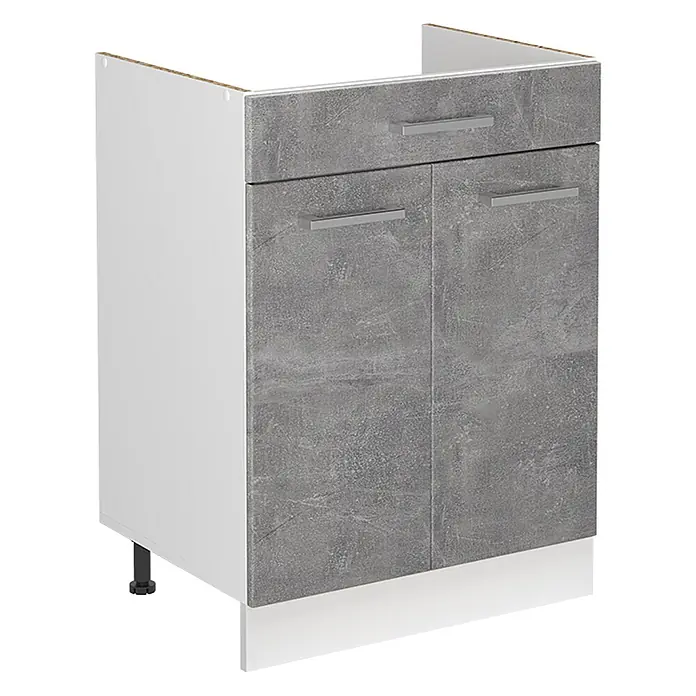 Spülenunterschrank R-Line 60 cm Beton Art.-Nr. 72991 - 