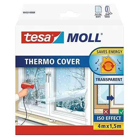 Tesa MOLL Fensterisolierfolie Thermo Cover