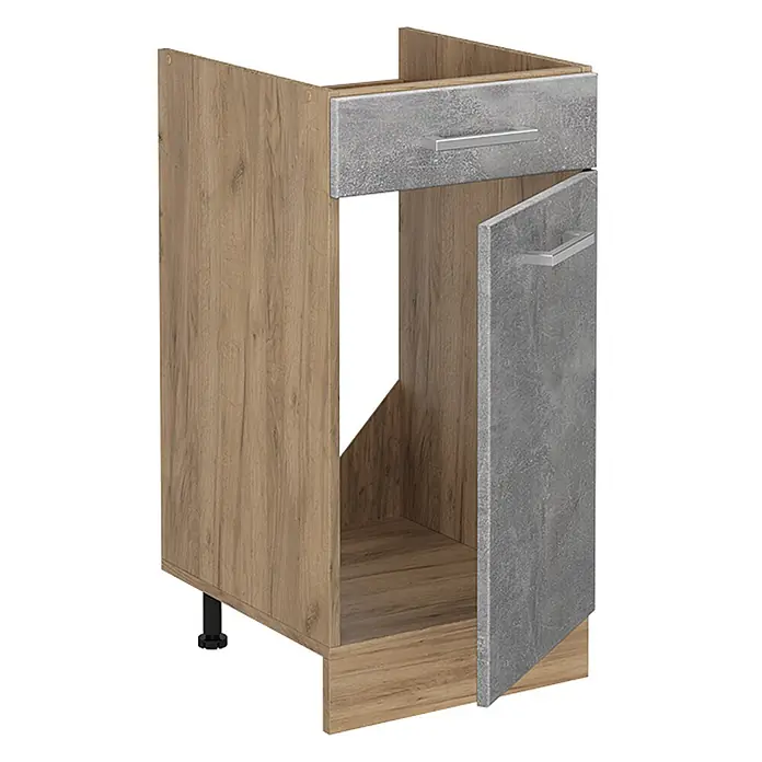 Küchenunterschrank R-Line 40 cm Beton Art.-Nr. 61147 - 