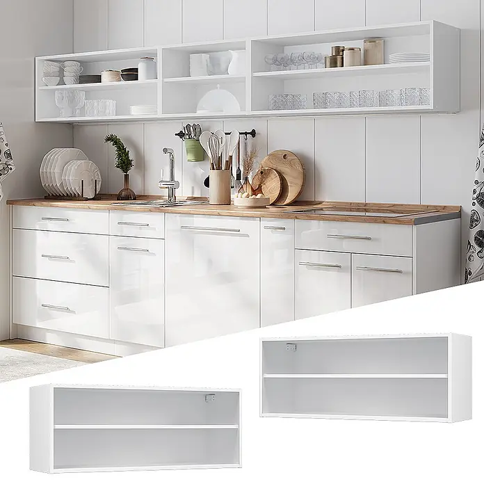 Hängeschrank Fame-Line 100 cm Weiß Art.-Nr. 61238 - 