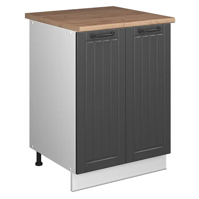 Spülenunterschrank Fame-Line 60 cm Dunkelgrau Art.-Nr. 65087 - 