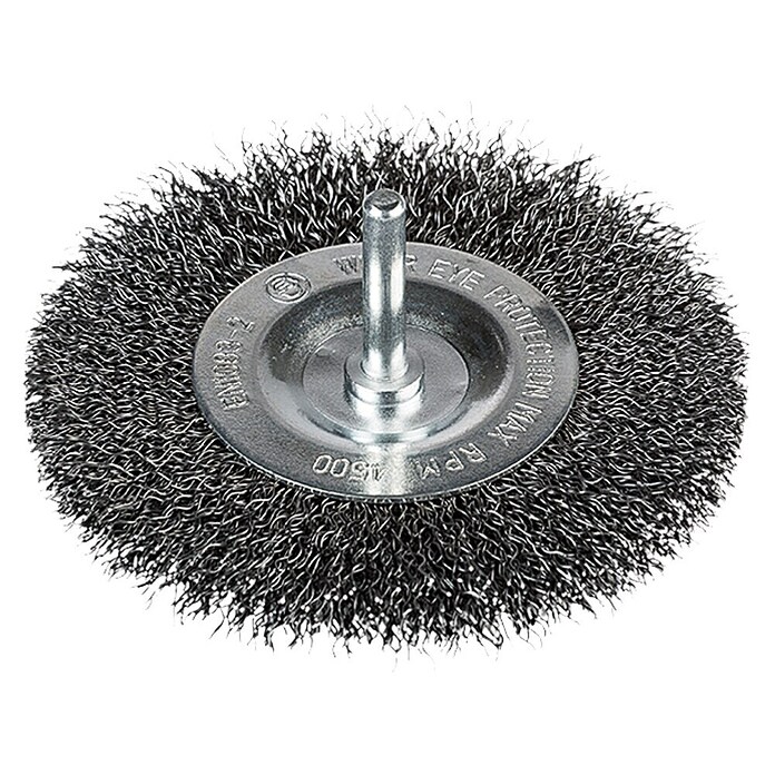 Craftomat Schijfborstel (Passend bij: Boorhouder, Diameter: 100 mm, Diameter schacht: 6 mm)