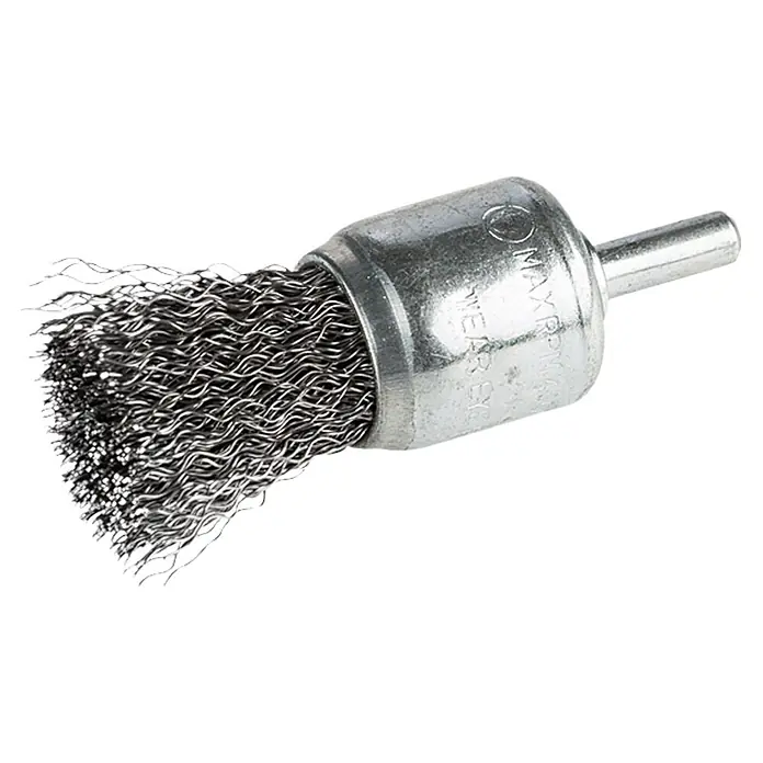 Craftomat Pinsel-Drahtbürste - Passend für: Bohrfutter, Durchmesser: 25 mm, Gewellt - Diagonale Ansicht