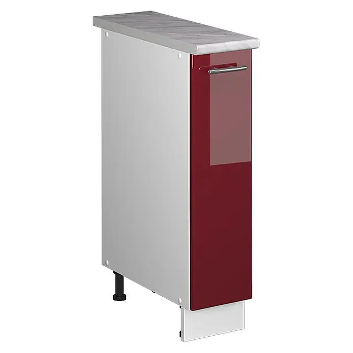 Apothekerschrank Fame-Line 20 cm Bordeaux Hochglanz Art.-Nr. 62078 - 