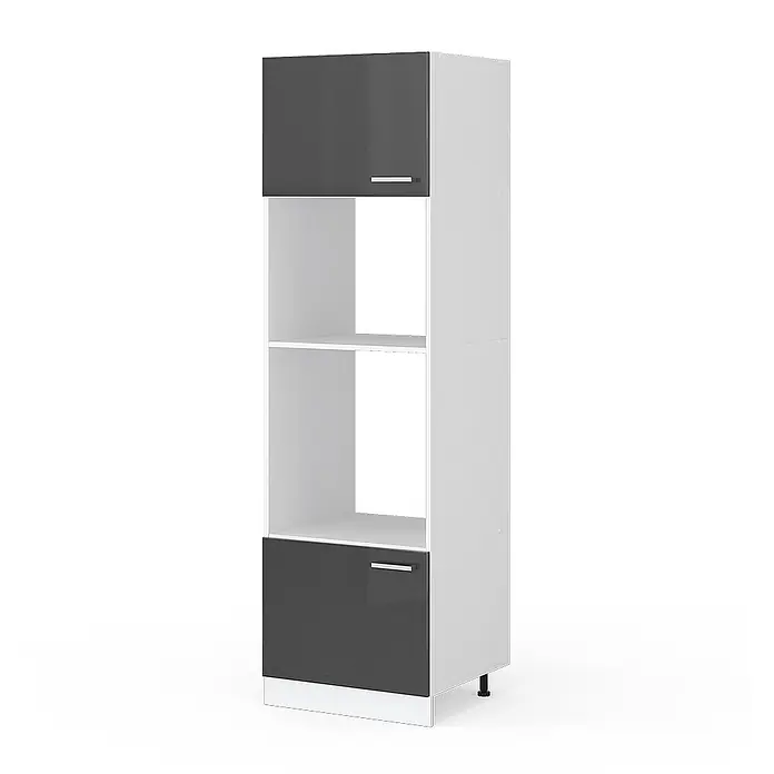 Küchenfront R-Line 59.6 cm Anthrazit Hochglanz Art.-Nr. 29218 - 