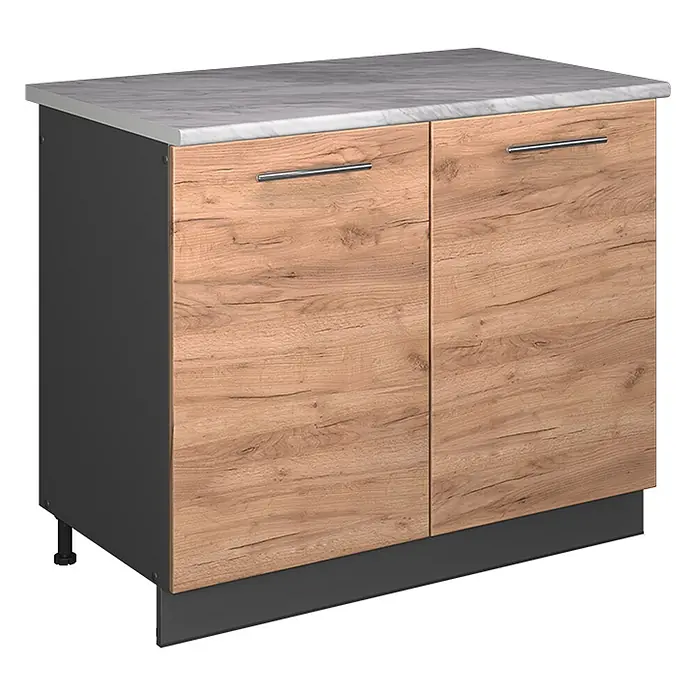 Spülenunterschrank Fame-Line 100 cm Goldkraft Eiche Art.-Nr. 61937 - 