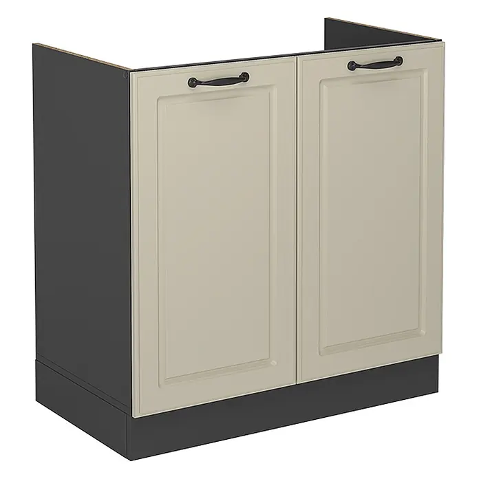 Spülenunterschrank R-Line 80 cm Sand Landhaus Art.-Nr. 71144 - 