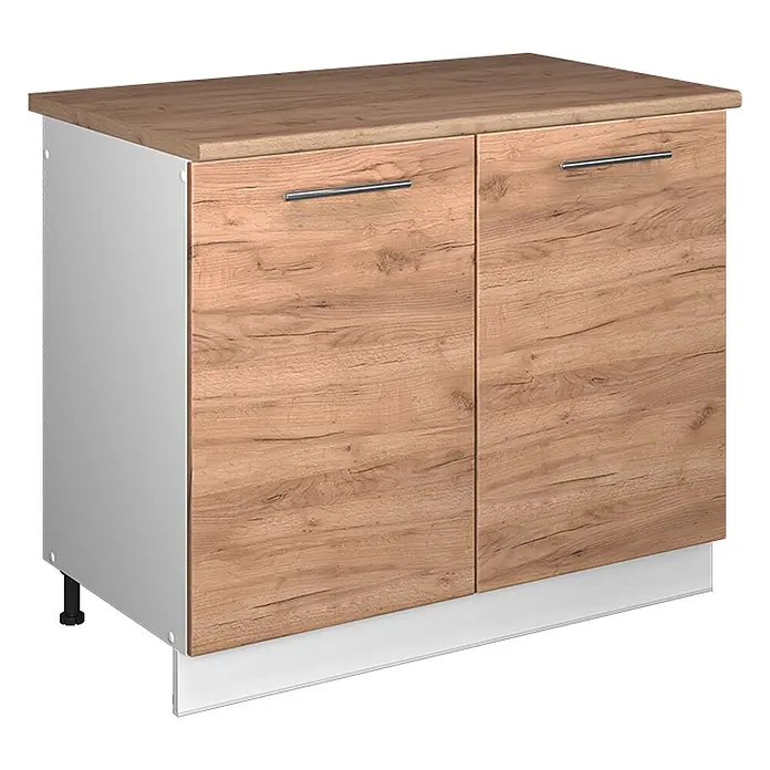 Spülenunterschrank Fame-Line 100 cm Goldkraft Eiche Art.-Nr. 61909 - 