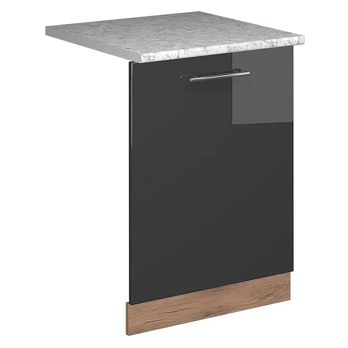Geschirrspülblende Fame-Line 60 cm Anthrazit Hochglanz Art.-Nr. 54841 - 