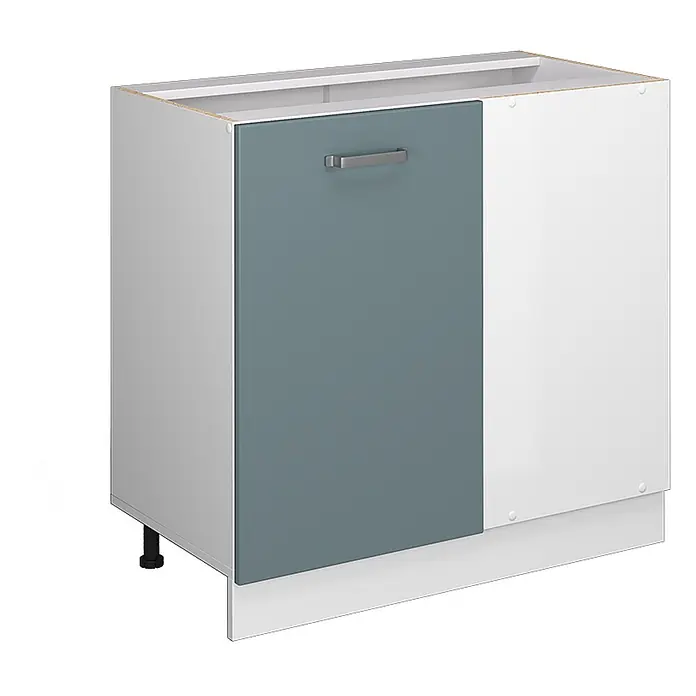 Küchenfront R-Line 39.6 cm Blau-Grau Art.-Nr. 40954 - 
