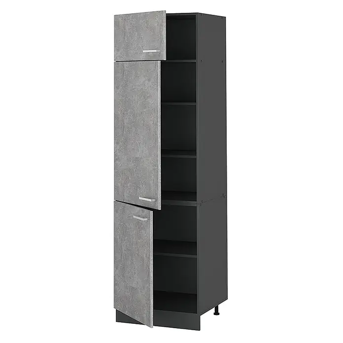 Vorratsschrank R-Line 60 cm Beton Art.-Nr. 63190 - 