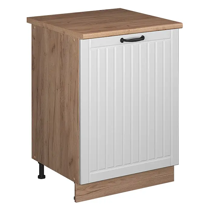 Küchenunterschrank Fame-Line 60 cm Weiß Landhaus Art.-Nr. 65215 - 
