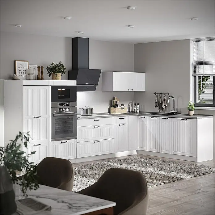 Vorratsschrank Fame-Line 60 cm Weiß Landhaus Art.-Nr. 62644 - 