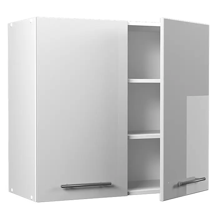 Hängeschrank Fame-Line 80 cm Weiß Hochglanz Art.-Nr. 62794 - 