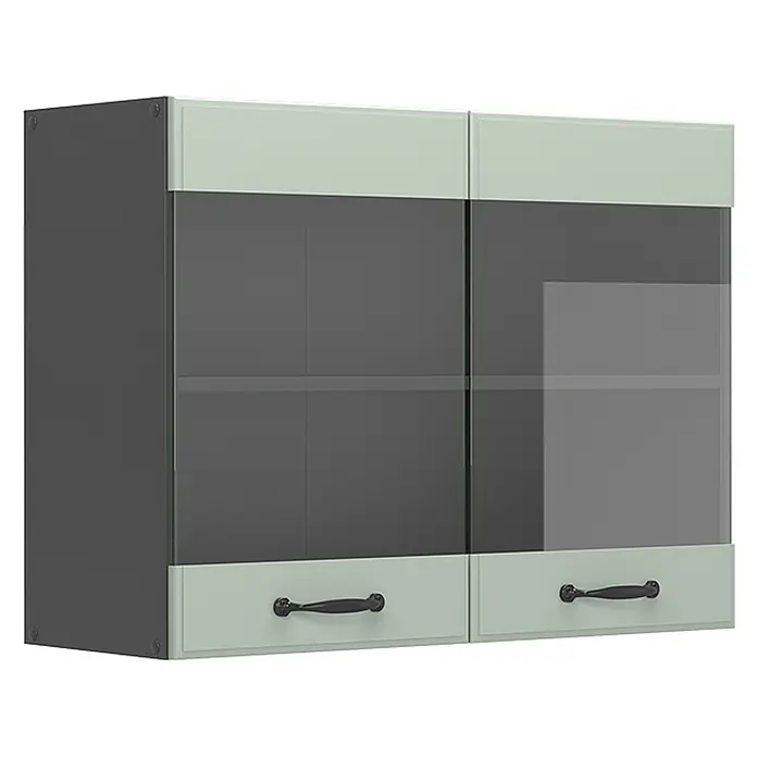 Glashängeschrank R-Line 80 cm Mint Landhaus Art.-Nr. 71182 - 
