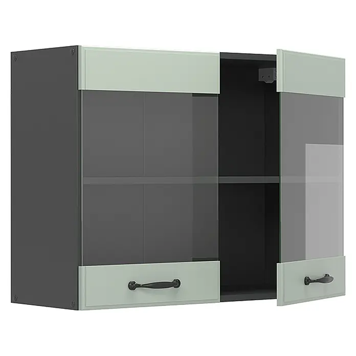Glashängeschrank R-Line 80 cm Mint Landhaus Art.-Nr. 71182 - 