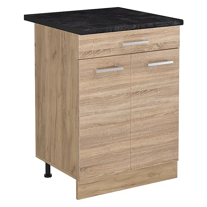 Küchenunterschrank R-Line 60 cm Sonoma Art.-Nr. 61223 - 